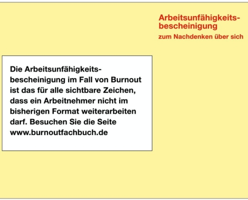 Arbeitsunfähigkeitsbescheinigung AU Gelber Schein Krankschreibung